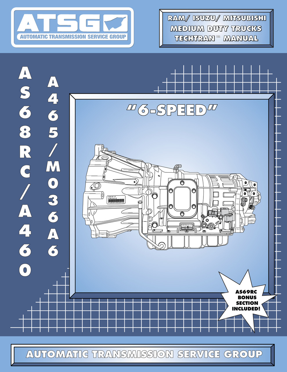 Dodge AS68RC, AS69RC Transmission Rebuild Manual