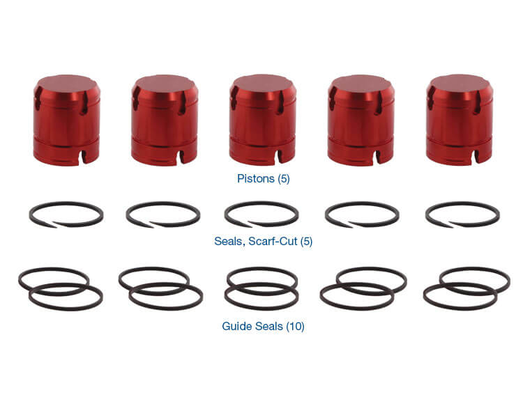 68RFE Billet Accumulator Piston Kit 2007-up
