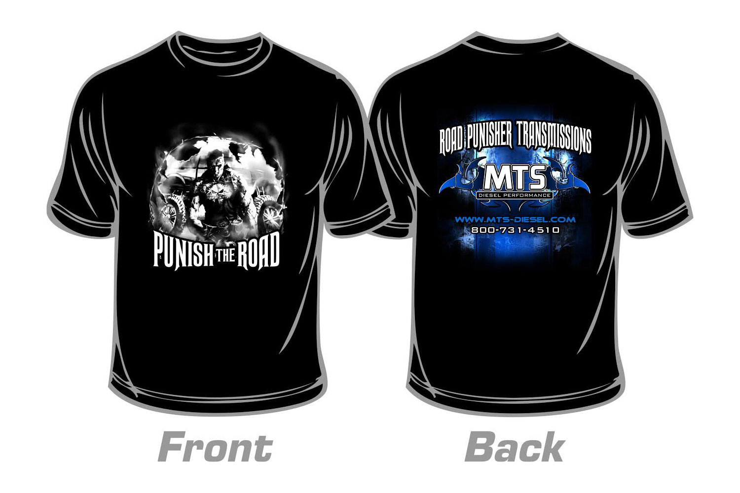 XL Road Punisher T-shirt